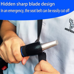 KOUNATSURI multifunction emergency feature supports seatbelt release and window escape.