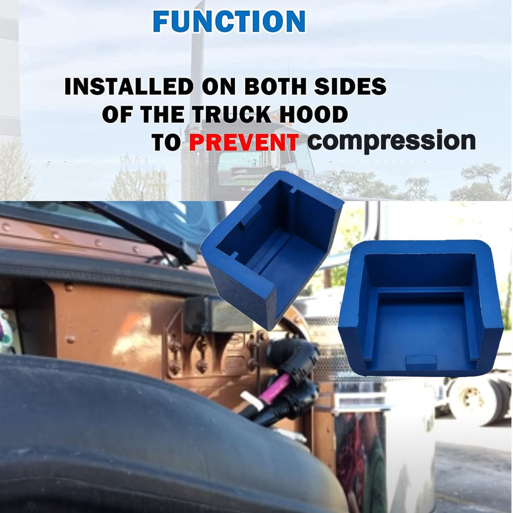 Koxuyim Hood Rest Bumper Bushing for Peterbilt 379 enhances hood seal stability.