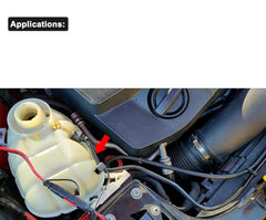 Packaging showing one-piece hose kit included