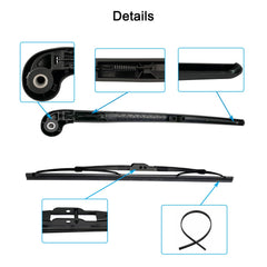 Koxuyim right-front wiper arm enhances visibility in wet conditions for Audi Q7.
