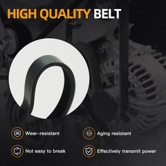 Kozlira belt 11281628650—part of the included kit for BMW 3.0L engines.