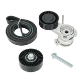 Kozlira BMW serpentine belt tensioner kit for reliable engine accessory drive.