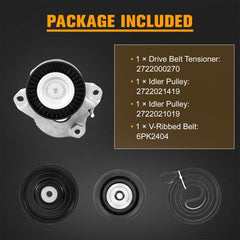 Kozlira Mercedes-Benz compatible idler pulley kit for 2006-2011 models