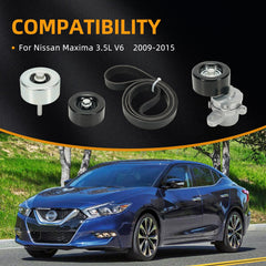 Kozlira Nissan Maxima 3.5L V6 kit ensures durable belt system