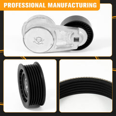 Kozlira serpentine belt drive kit packaging with tensioner, pulley, and belt