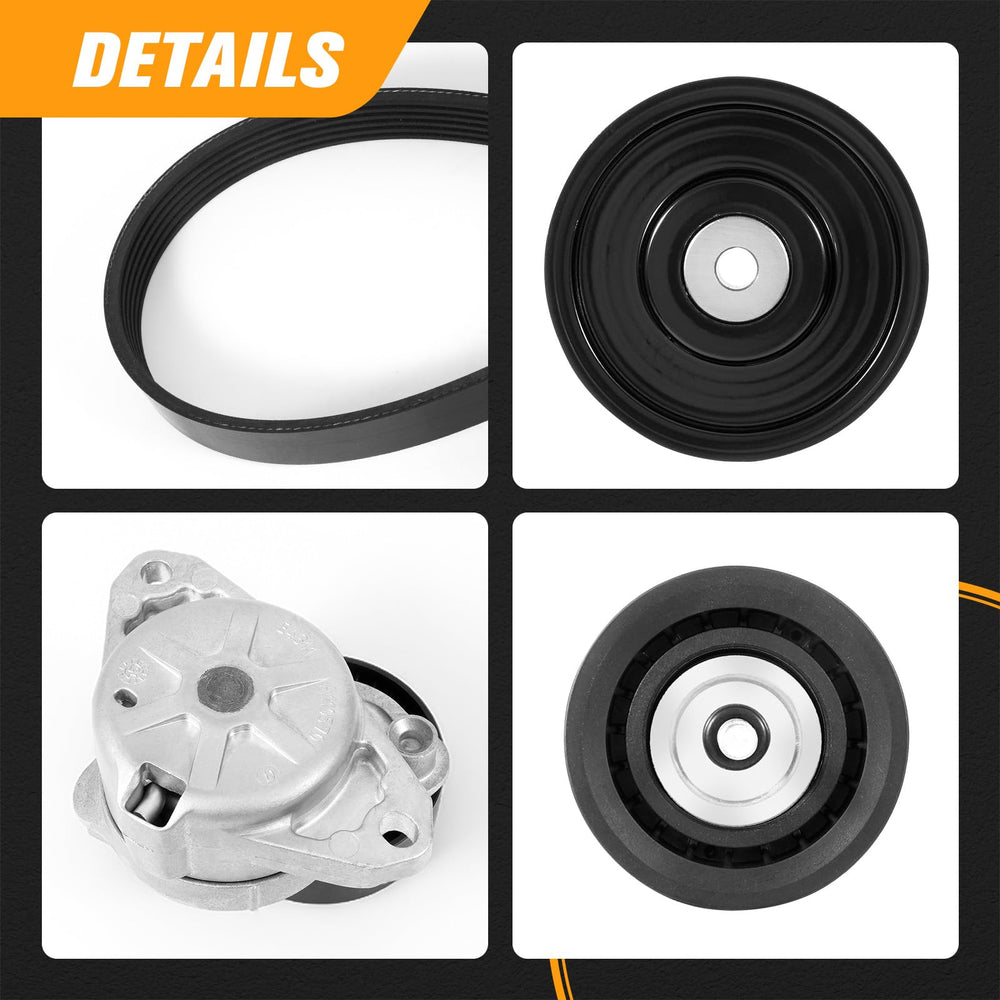 Kozlira v-ribbed belt tensioner pulley in a high-quality build for reliability