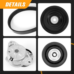 Kozlira v-ribbed belt tensioner pulley in a high-quality build for reliability