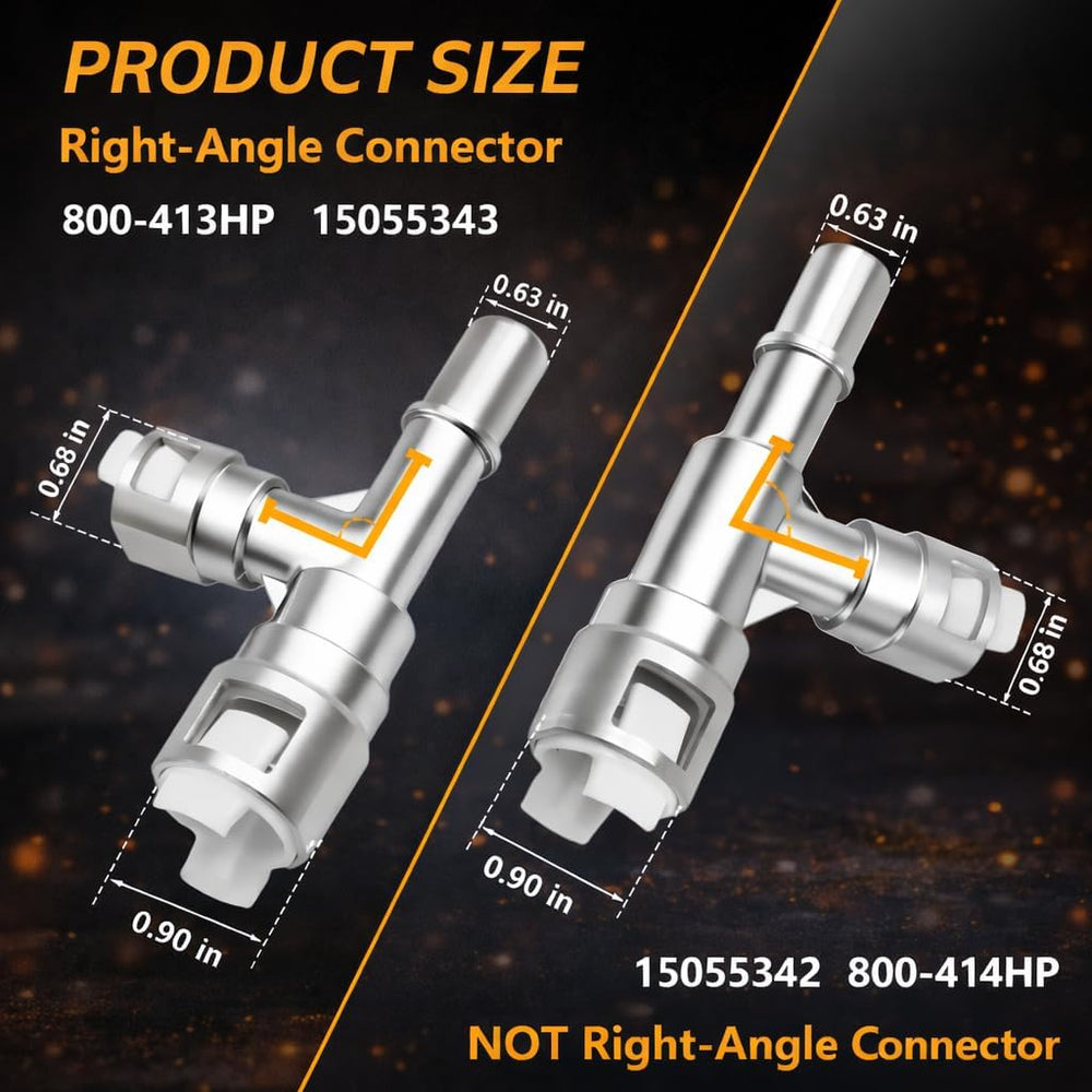 KPALAG aluminum heater hose tee connector on GMC Sierra ensures durable performance.