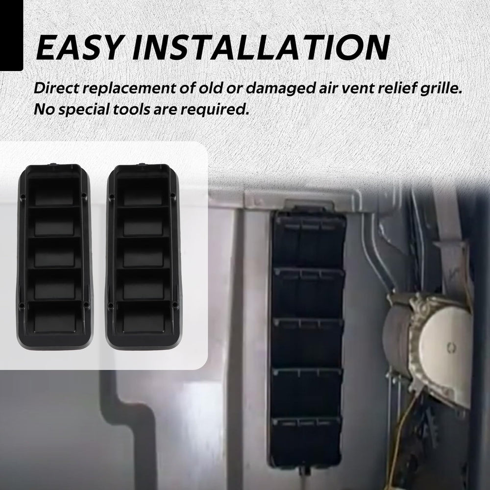 KPALAG back panel air vent relief grille compatibility chart for GM trucks