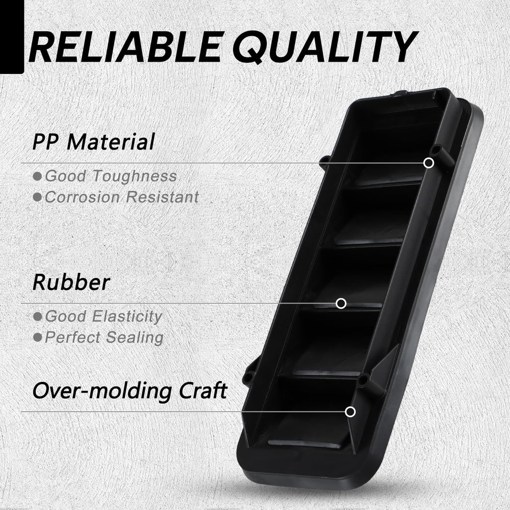 KPALAG back panel air vent relief grille side view highlights robust frame