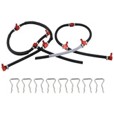 KPALAG diesel fuel return line right assembly with corrosion-resistant aluminum connectors.