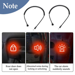 KPALAG installation-friendly rear door latch cable for Dodge Ram 1998-2002