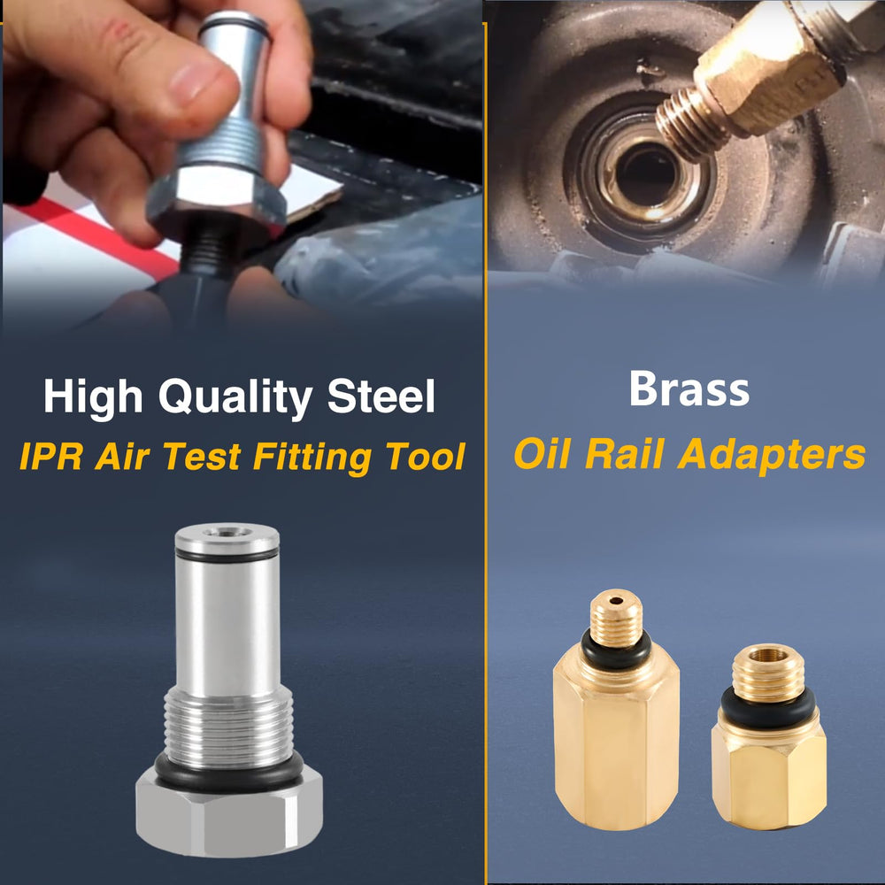 KPALAG air test fitting tool shown with IPR system