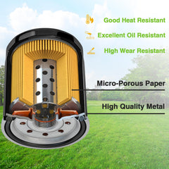 KPALAG oil filter shell in alloy offers durable, corrosion-resistant protection for transmissions.