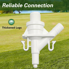 KPALAG hose clamps included for leak-free connections.