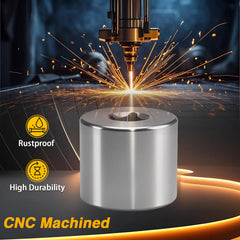 KPALAG SBC crank turning socket CNC machined body, no welds, high integrity.