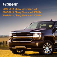 KPALAG two-pack packaging ready for Silverado headlight upgrade.