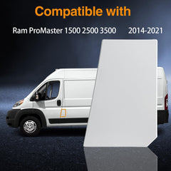 KPALAG white fuel fill door installation — straightforward swap with existing mounting points.
