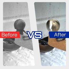 Compact stainless steel design suitable for trucks, campers, and trailers.