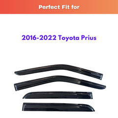 KPY rain guards for Prius front-right window, deflect rain for clearer view.
