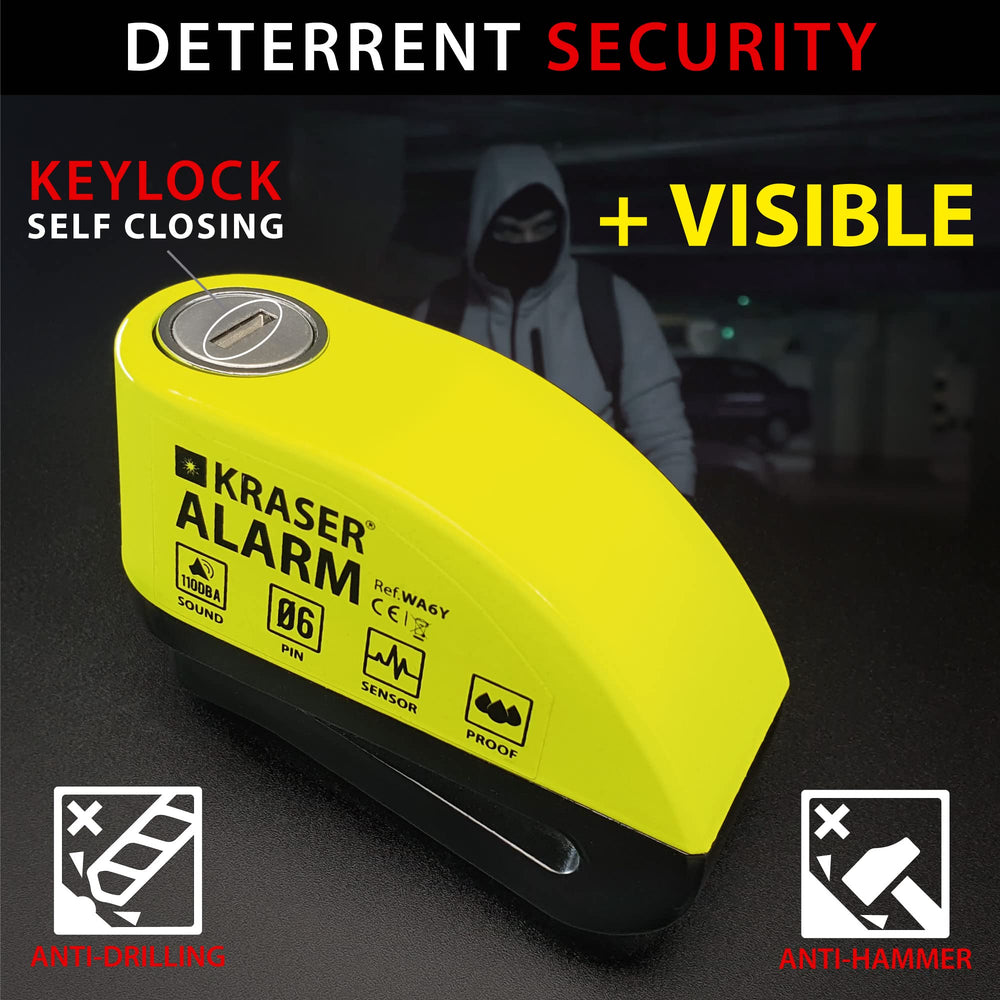 KRASER WA6Y close-up shows 6 mm shackle construction and rugged design