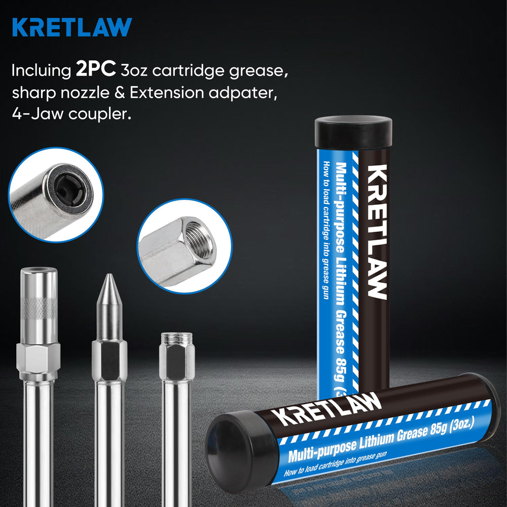 KRETLAW four jaw coupler locks firmly for leaks-free use