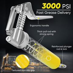 KRETLAW 3oz grease cartridge for quick, clean replenishment.