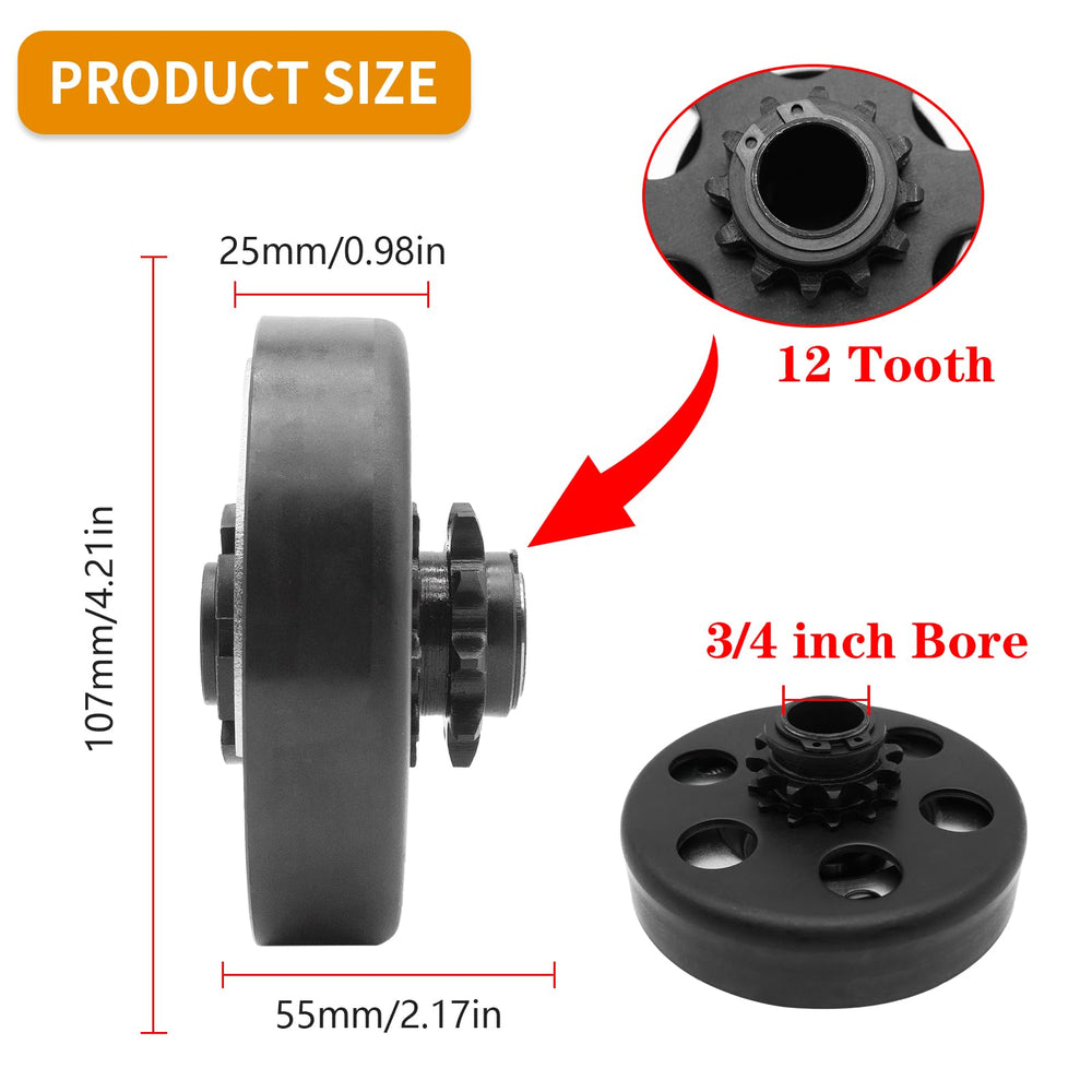 KRGUOD clutch mounting kit demonstrates easy installation on small engines.