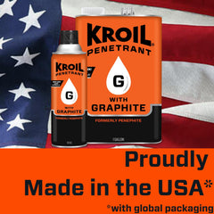Kroil Penetrant Penephite protects metal surfaces from rust and corrosion over time.