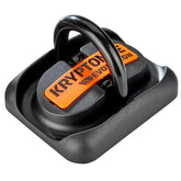 Kryptonite Evolution Ground Anchor baseplate provides a durable outdoor locking point.