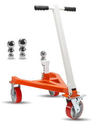 Krysolad trailer dolly 3500-lb capacity enables smooth heavy trailer moves.