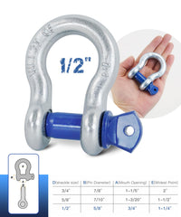 Krytonel shackle with tow strap demonstrates readiness for vehicle towing and recovery.