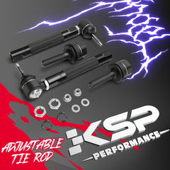 KSP tie rod assembly close-up highlighting grease zerk and gasket seals