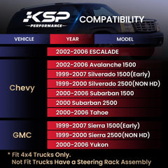 KSP Performance front-right heavy-duty tie rod end for durable steering under load