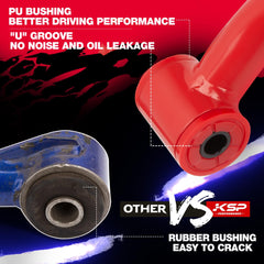 KSP Performance 1.25 DOM tubing arm strengthens the front suspension