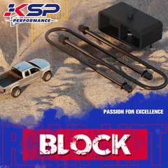 KSP Performance rear lift creates an aggressive stance on Ford trucks