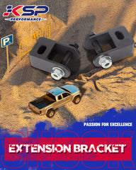 KSP Performance black powder-coated finish resists rust and corrosion.