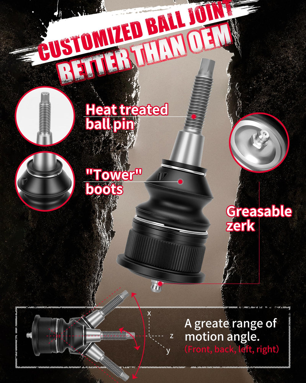 KSP Performance forged aluminum UCA closeup highlights lightweight high-strength design