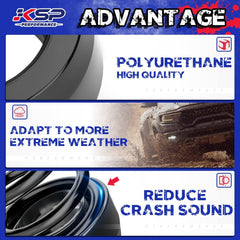 KSP Performance 3inch lift effect on Dodge Ram for an aggressive look
