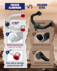 KSP Performance greasable socket and ball-joint with dust boots.