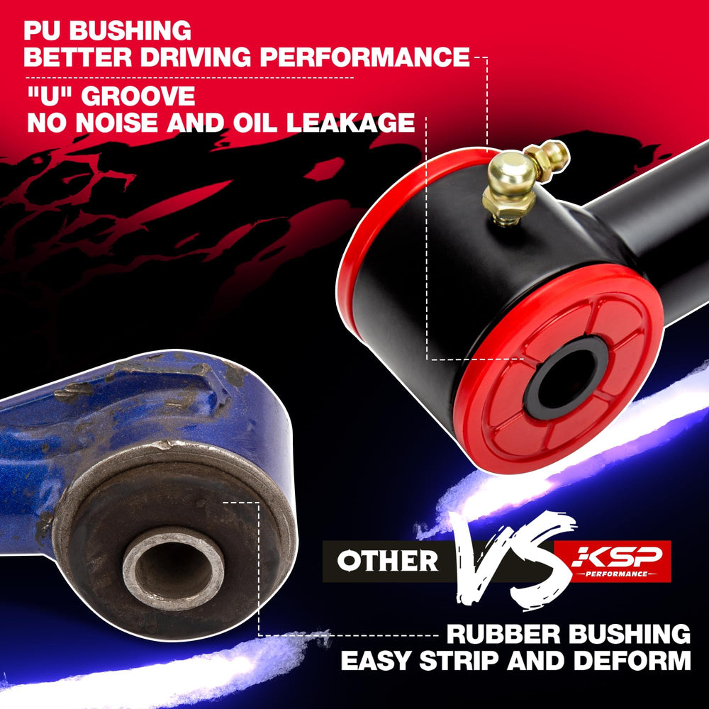 Greaseable socket allows easy lubrication to extend life.