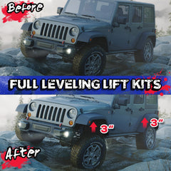 KSP Performance installation instruction guide for JK lift kit