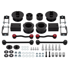 KSP PERFORMANCE Jeep Wrangler JL 2.5in front leveling kit enhances ground clearance for rugged trails