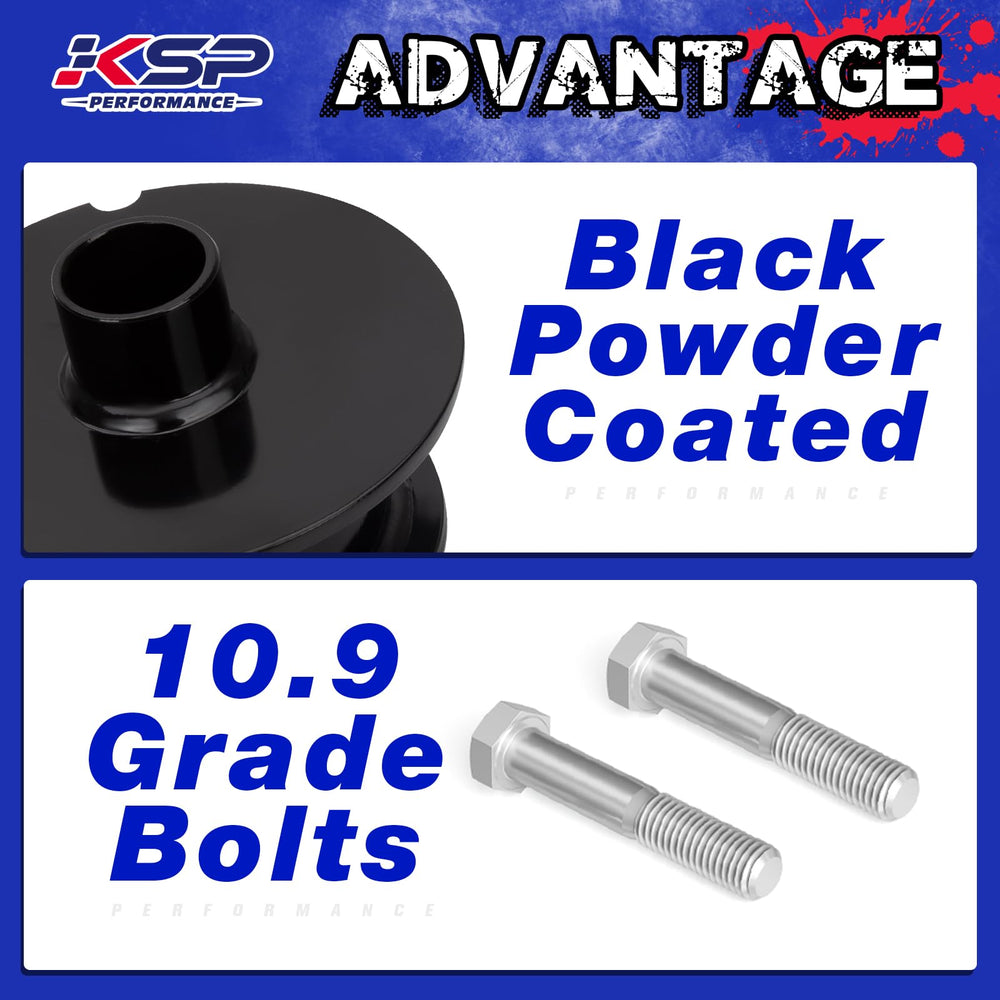 KSP PERFORMANCE coil spring spacers add reliable lift while preserving ride quality