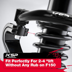 PU bushing detail on KSP arm, designed for cold-weather performance.