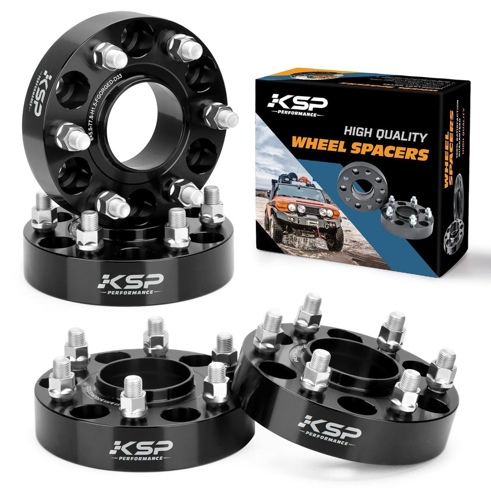 KSP PERFORMANCE wheel spacer closeup showing hubcentric lip for smooth alignment