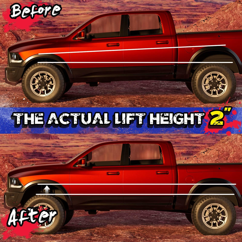KSP Performance Ram 1500 higher ground clearance ready for larger tires.