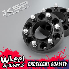 KSP Performance black anodized spacers close-up highlighting durability