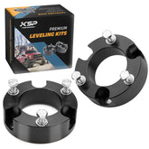 KSP PERFORMANCE tacoma 3in front lift spacers on vehicle for improved ground clearance.