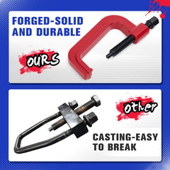 KSP Performance torsion bar tool anti-twist C-frame reduces slippage during disassembly